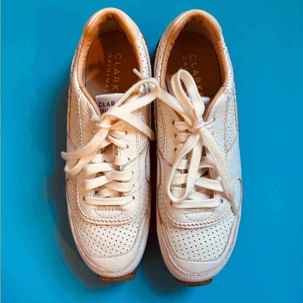 Clarks Originals White Sneakers